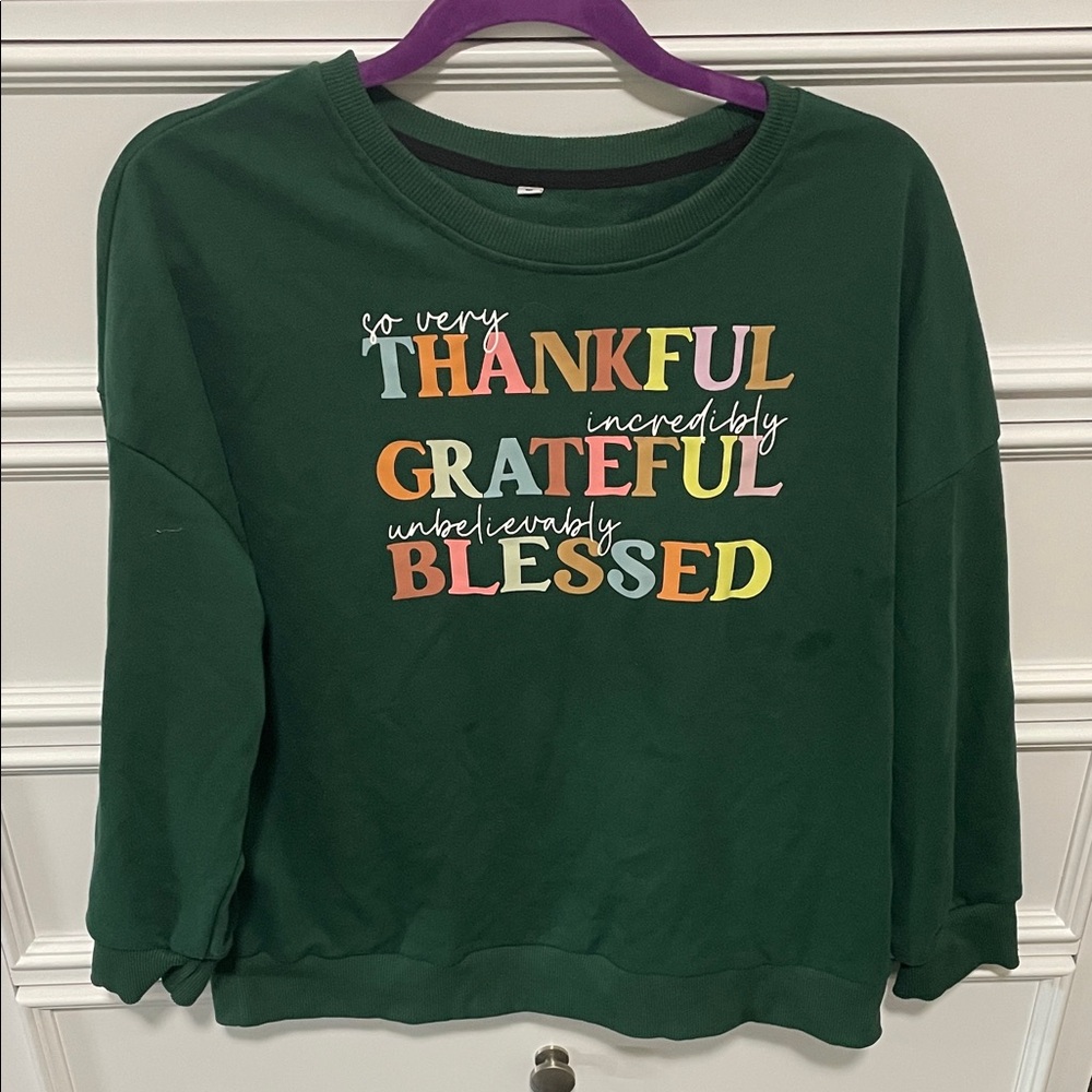 Green Thanksgiving Sweater